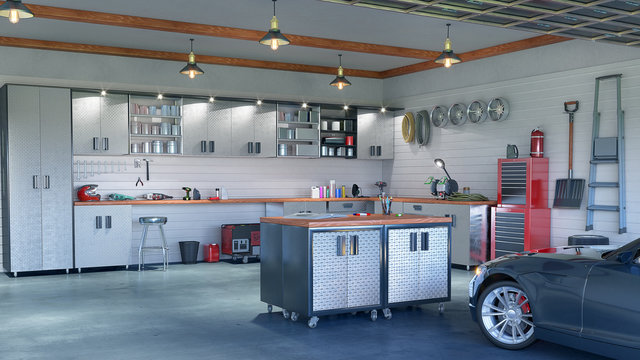 D Performance Garage London performance workshop interior